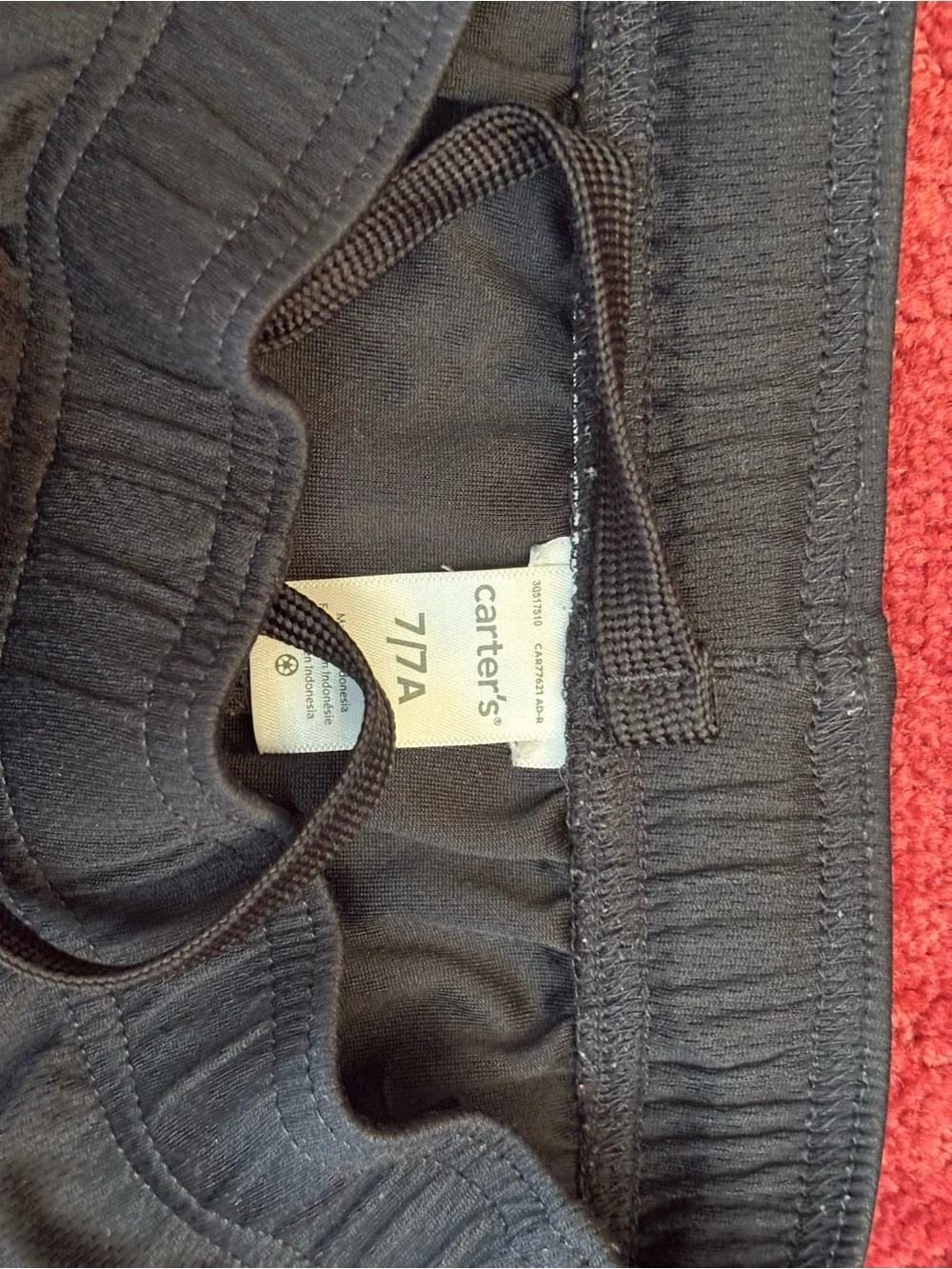 Carter's Black Boys Athletic Drawstring Shorts